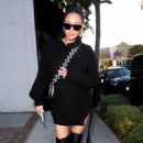 Shay Mitchell – In an all black ensemble shopping at Revolve in Hollywood