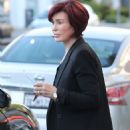 Sharon Osbourne  Leaves Allure Hues in Beverly Hills