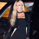 Paris Hilton – In tight black mini dress with her boyfriend Carter Reum in Malibu