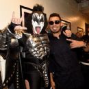 Gene Simmons of KISS and music producer Afrojack attend Fashion Rocks 2014 presented by Three Lions Entertainment at the Barclays Center of Brooklyn on September 9, 2014 in New York City.