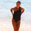 Pip Edwards – In a swimsuit at the beach in Sydney