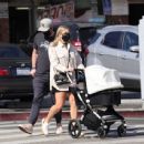 Stassi Schroeder – With Beau Clark out with their newborn daughter in Los Angeles