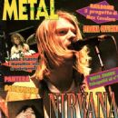 Kurt Cobain - Metal Shock Magazine Cover [Italy] (March 1994)