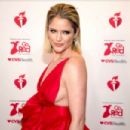 Sara Haines – The American Red Heart Association’s Go Red For Women Red Dress Collection in NY - 454 x 303