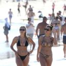 Devin Brugman and Natasha Oakley in Bikini at Bondi Beach in Sydney adds - 454 x 681