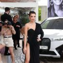 Amy Jackson – In a black gown with a high thigh split – 2023 Cannes Film Festival - 454 x 681