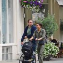 Christine Lampard – Spotted on a stroll through Chelsea - 454 x 540