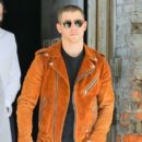 Nick Jonas is seen leaving his hotel in New York City, New York on March 22, 2016