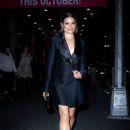 Lea Michele – In a YSL dress in New York