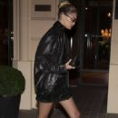 Gigi Hadid – Arrives elegantly to attend the Miu Miu after-party in Paris