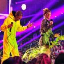 Pharrell Williams and Kaley Cuoco - Nickelodeon Kids Choice Awards 2014 - 454 x 297