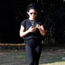 Lucy Hale – Steps out for daily exercise session in Studio City