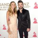 Karen Martinez and Juanes– 2017 Person of the Year Gala Honoring Alejandro Sanz - Arrivals - 399 x 600