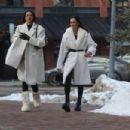 Bruna Lirio – With Gizele Oliveira seen while out for shopping in Aspen - 454 x 303