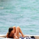 Ana Ivanovic in Bikini on a yacht in Mallorca adds - 454 x 594