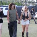 Tana Mongeau – With Adam Dubuc seen at Coachella - 454 x 556