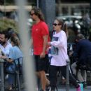Allegra Versace – Walking with a mystery man at the Montanelli park in Milan - 454 x 582