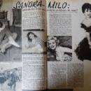 Sandra Milo - Cine Tele Revue Magazine Pictorial [France] (11 March 1960) - 454 x 306