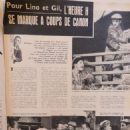 Lino Ventura - Cinemonde Magazine Pictorial [France] (6 November 1958) - 454 x 605