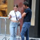 Simona Halep – With Patrick Mouratoglou Shopping In New York - 454 x 588