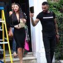 Alice Goodwin in Black Ttight Dress – Eexits ‘Celebs Go Dating’ with Jermaine Pennant in London