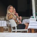 Lottie Tomlinson – On her holidays with a friend in Ibiza - 454 x 410