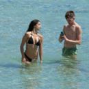 María Pedraza – In a bikini at the beach with Juanjo Almeida in Ibiza - 454 x 303