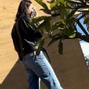Gal Gadot – In leather jacket  with her husband Yaron Varsano at Nobu Malibu