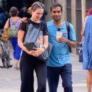 Aziz Ansari and Serena Skov Campbell