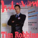 Tim Robbins - Interview Magazine Cover [United States] (August 1992)