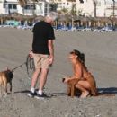 Lauryn Goodman – In a bikini in Marbella - 454 x 308