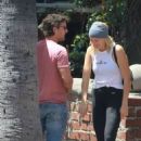 Malin Åkerman – With her husband 4th of July holiday at Alcove restaurant in Los Feliz