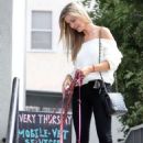 Joanna Krupa With Her Dogs Out in Studio City