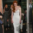 Eleanor Tomlinson – Seen at her hotel in London ahead of the BAFTA awards - 454 x 617