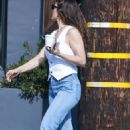 Minka Kelly – In denim stepped out for coffee at a cafe in Los Feliz - 454 x 681