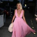 Paris Hilton – Dons Givenchy pink dress in West Hollywood