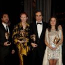 Javier Bardem, Tilda Swinton, Daniel Day-Lewis and Marion Cotillard - The Orange British Academy Film Awards (2008) - 407 x 612