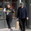 Georgia Groome and Rupert Grint – Baby bump in North London - 454 x 486