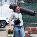 Kristen Bell – Carries some supplies to her daughter’s school in Los Angeles