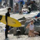 Charlotte McKinney – Seen at the beach in Santa Monica - 454 x 408