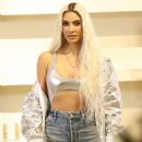 Kim Kardashian – Arrives for her pop-up for her new skin care line SKKN opens in century City