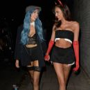 Chloe Veitch – With Nicole O’Brien heading to Halloween party at Libertine night club in London - 454 x 673