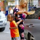 Blac Chyna and King Cairo Out in Los Angeles, California - July 8, 2017