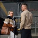 Olivia Buckland and Alex Bowen – Arriving at the Piccadilly Train Station in Manchester - 454 x 736