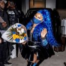 Lil’ Kim – Leaves Barclays Center after performing at halftime for the Brooklyn Nets