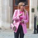 Holly Valance – In a pink blazer out in London - 454 x 745