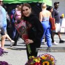 Celebrity Sightings In Los Angeles: Charis Michelsen is seen on April 6, 2025 at the Studio City Farmer’s Market