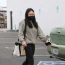 Sunisa Lee – Seen arriving and leaving practice at the DWTS studio in Los Angeles - 454 x 681
