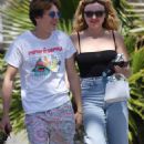 Peyton List – With Jacob Bertrand seen after having brunch together in Los Angeles - 454 x 714