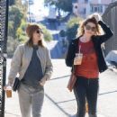 Kate Mara – On a morning stroll in Los Angeles